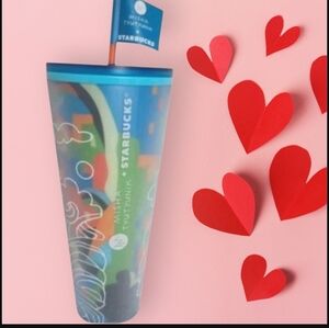 New 2025 Starbucks Misha Tyutyunik Colorful Multi-layered Design, 24oz Tumbler